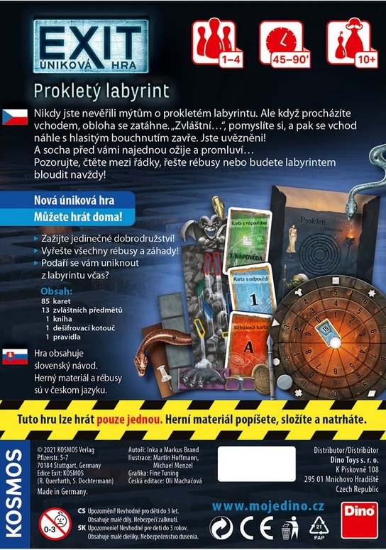 Úniková hra Prokletý labyrint