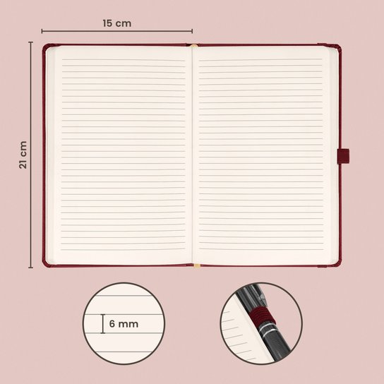 Notes Balacron bordó linkovaný