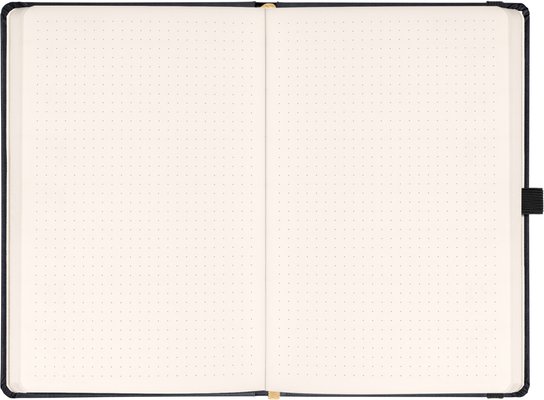 Notes Aprint černý tečkovaný