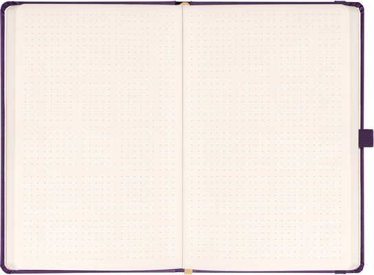 Notes Aprint Neo fialový tečkovaný