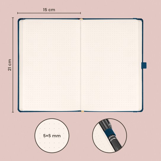 Notique Notes Aprint Neo modrý tečkovaný
