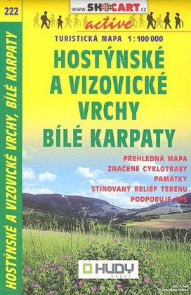 Hostýnské a Vizovické vrchy, Bílé Karpaty 1:100 000