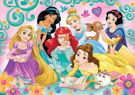 Puzzle Šťastný svět princezen