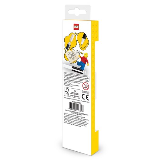 LEGO Gelové pero s minifigurkou červené