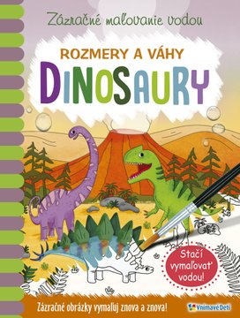 Zázračné maľovanie vodou Dinosaury