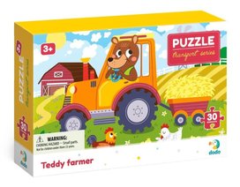 Puzzle Doprava: Farmář Teddy 30 dílků