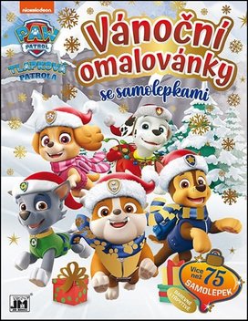 Vánoční omalovánky Tlapková patrola