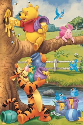 Puzzle Medvídek Pú