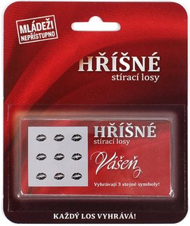 Hříšné stírací losy Vášeň