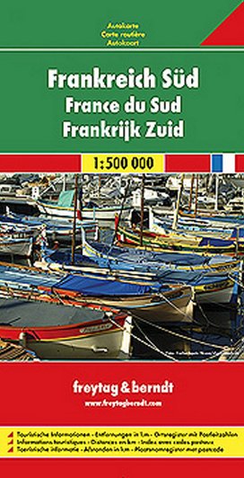 Automapa Francie jih 1:500 000
