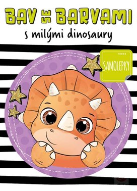 Bav se barvami s milými dinosaury