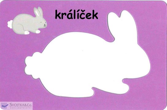 Zvířátka První obkreslovací kartičky