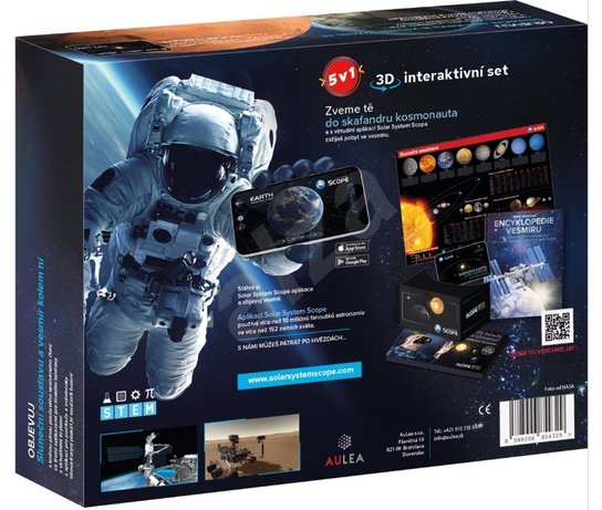 Průvodce vesmírem 5v1 interaktivní set 3D