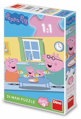 Puzzle 24 maxi Peppa Pig oběd