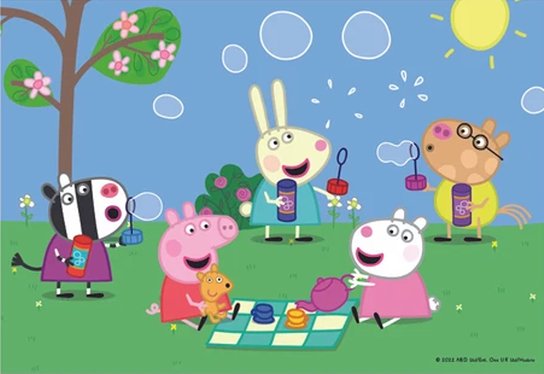 Puzzle 2x48 Peppa Pig a kamarádi