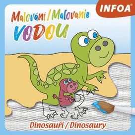 Malování/Maľovanie vodou Dinosauři/Dinosaury
