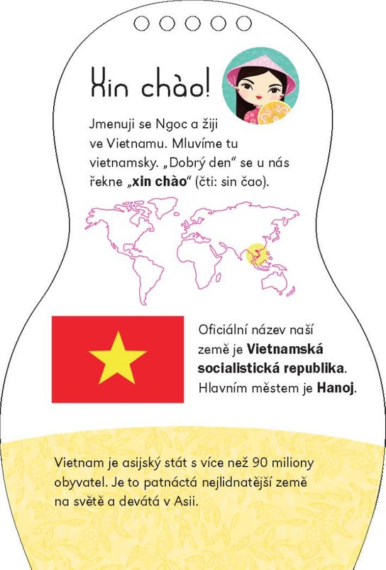 Oblékáme vietnamské panenky Ngoc