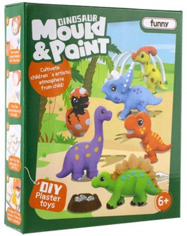 Kreativní sada výroba a malování dinosaura ze sádry