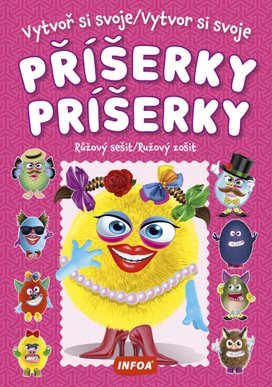 Vytvoř si svoje příšerky/Vytvor si svoje príšerky Růžový sešit/Ružový zošit