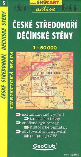České středohoří Děčínské stěny 1:50 000