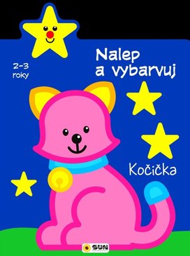 Nalep a vybarvuj Kočička