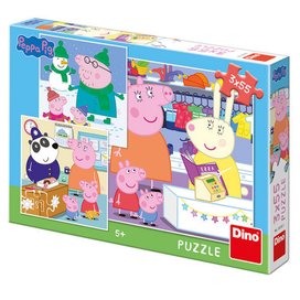 Puzzle 3x55 Peppa Pig Veselé odpoledne