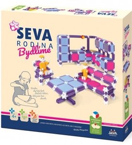 Stavebnice SEVA Rodina Bydlíme plast 564 ks