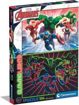 Svítící puzzle Marvel: Avengers