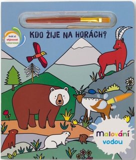 Malování vodou Kdo žije na horách?