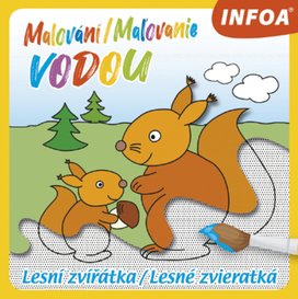 Malování/Maľovanie vodou Lesní zvířátka/Lesné zvieratká