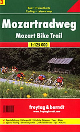 Cyklomapa Mozart Radweg 1:125 000
