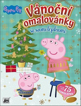 Vánoční omalovánky Peppa Pig