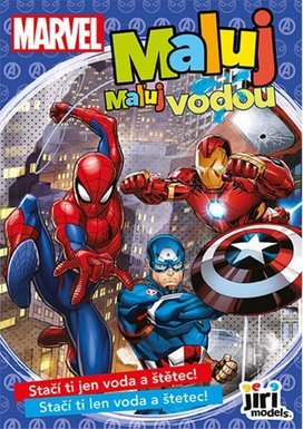 Maluj vodou A5 Marvel