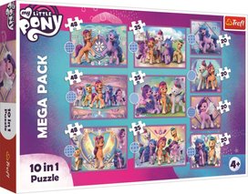 Puzzle My Little Pony: Zářiví poníci MEGA PACK 10v1