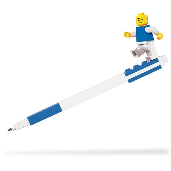 LEGO Gelové pero s minifigurkou modré