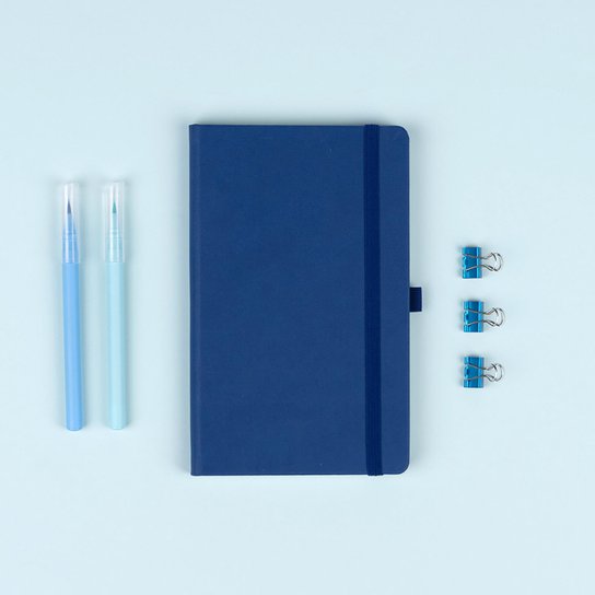 Notes tmavě modrý tečkovaný