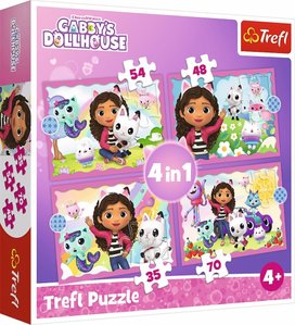 Puzzle Gábinin kouzelný domek 4v1