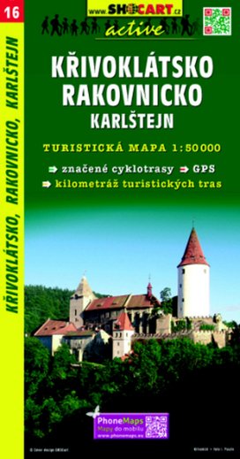 Křivoklátsko, Rakovnicko, Karlštejn 1:50 000