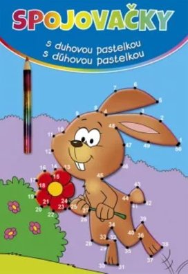 Spojovačky s duhovou pastelkou/s dúhovou pastelkou