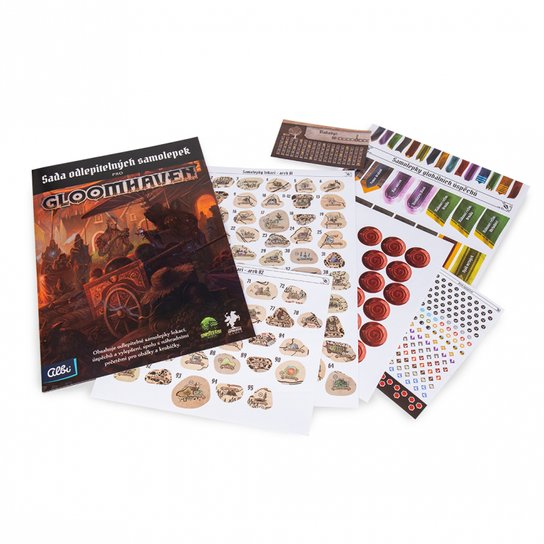 Gloomhaven odlepitelné samolepky
