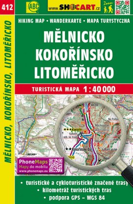 Mělnicko, Kokořínsko, Litoměřicko 1:40 000