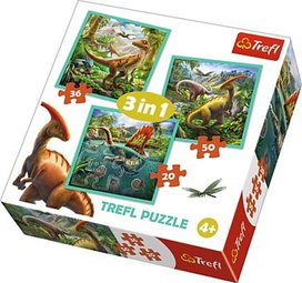 Puzzle Neobyčejný svět dinosaurů