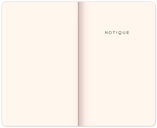 Notes Monstera, linkovaný, 13 × 21 cm