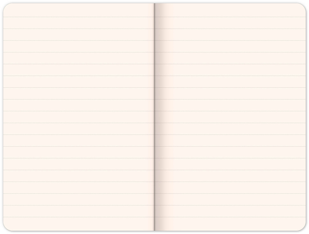 Notes Hardy červený, linkovaný