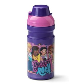 LEGO Friends Girls Rock láhev na pití fialová