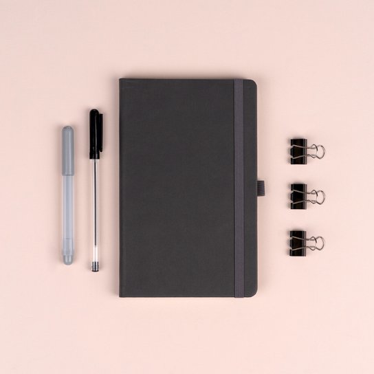 Notes šedý tečkovaný