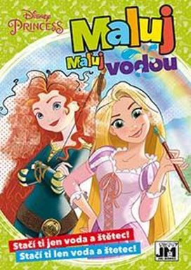 Maluj vodou Disney Princezny