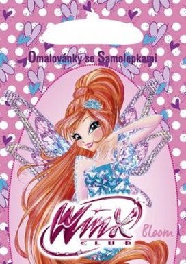 Omalovánky se samolepkami Winx Club