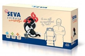 Stavebnice SEVA Zvířata Poslové dobrých zpráv plast 171 ks