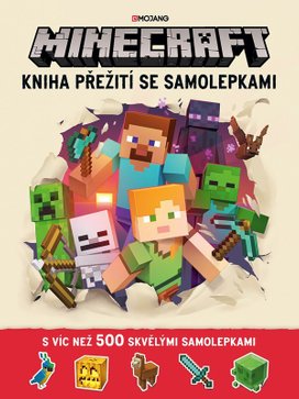 Minecraft Kniha přežití se samolepkami